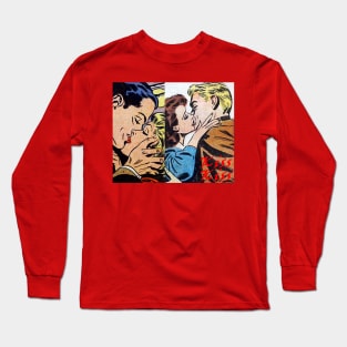 Two couples kissing Long Sleeve T-Shirt